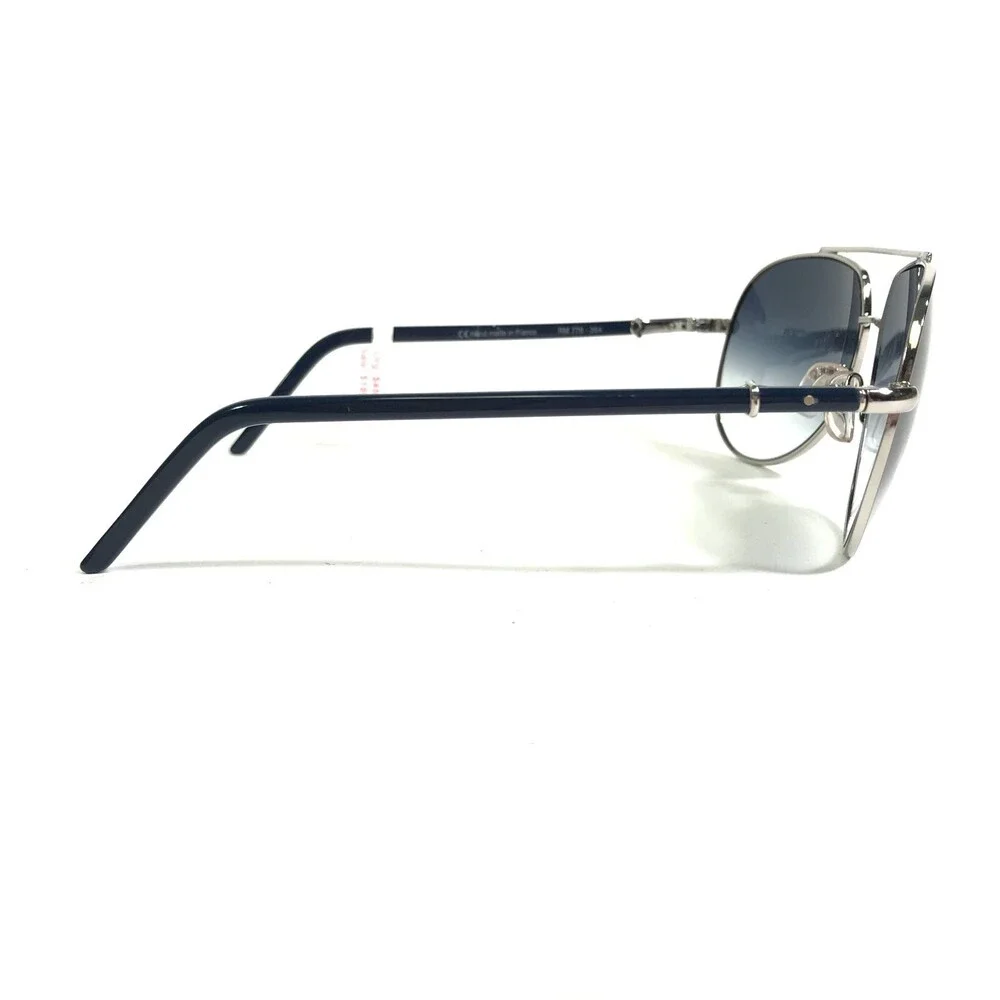 Robert Marc Sunglasses RM 776-364 Blue Silver Round Frames with Blue Lenses